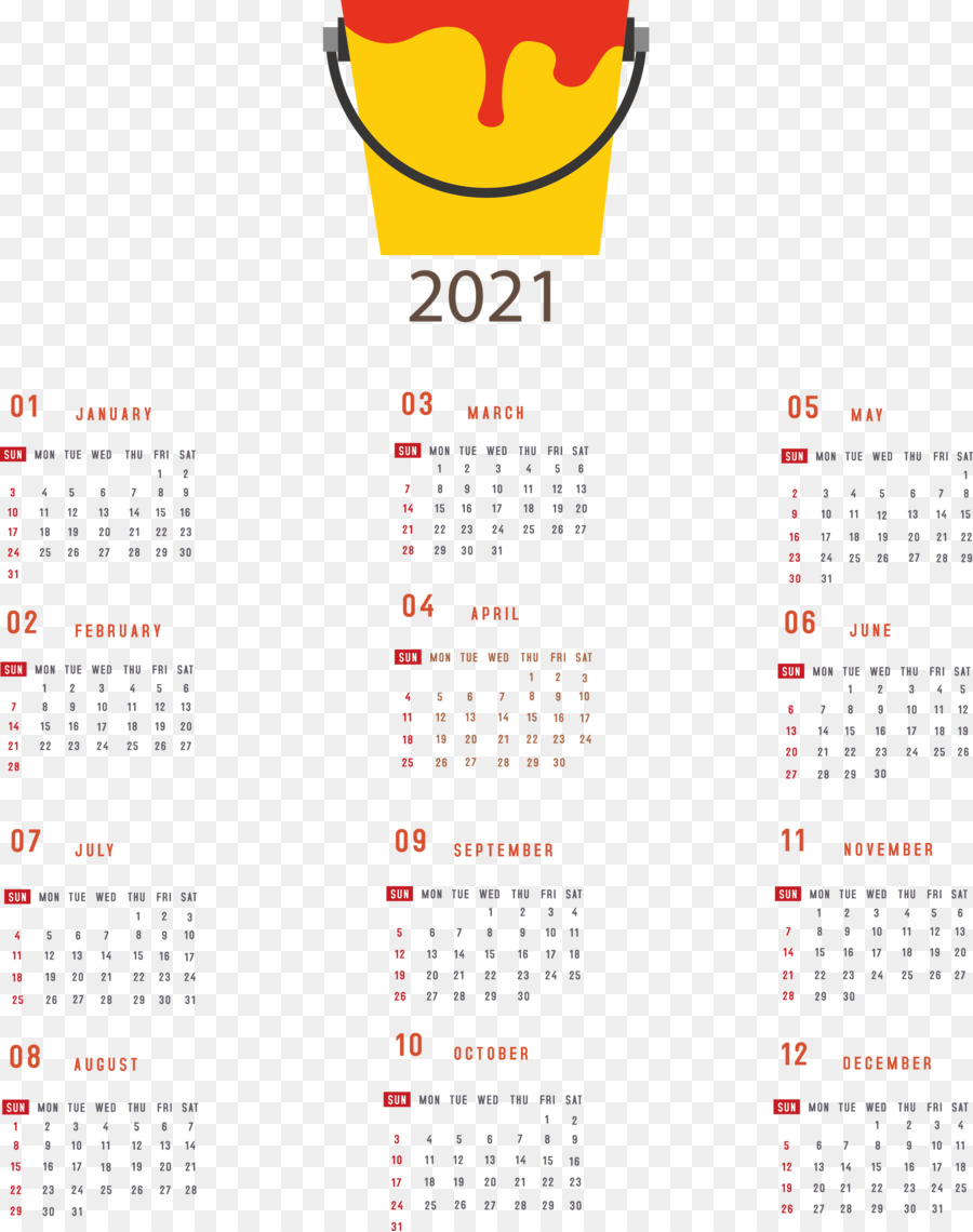 Sistema De Calendário，Calendário Anual PNG