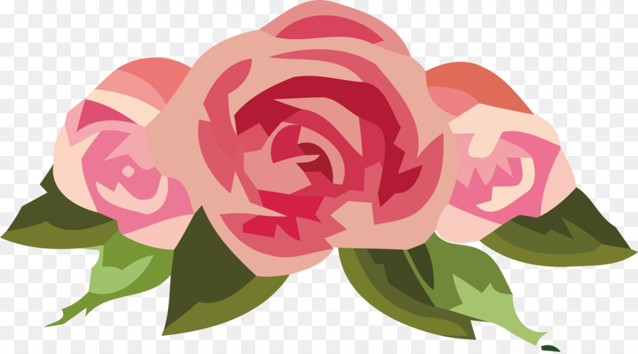 Desenho Floral，Rosas Do Jardim PNG