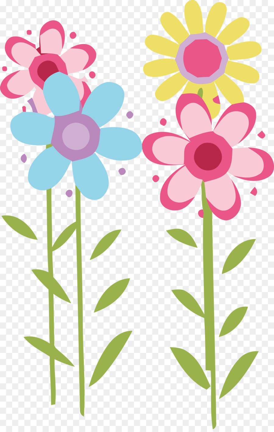 Flores Pastel，Florescer PNG