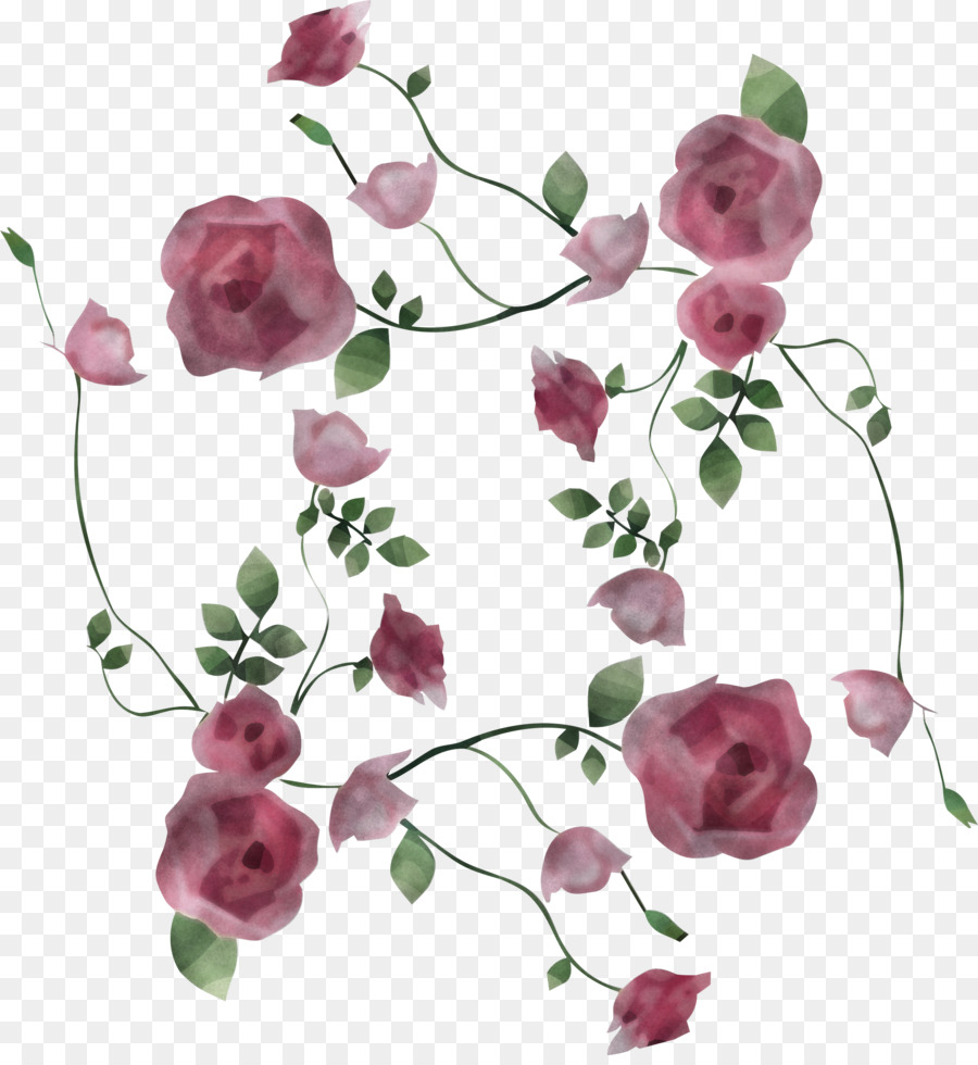 Design Floral，As Rosas Do Jardim PNG