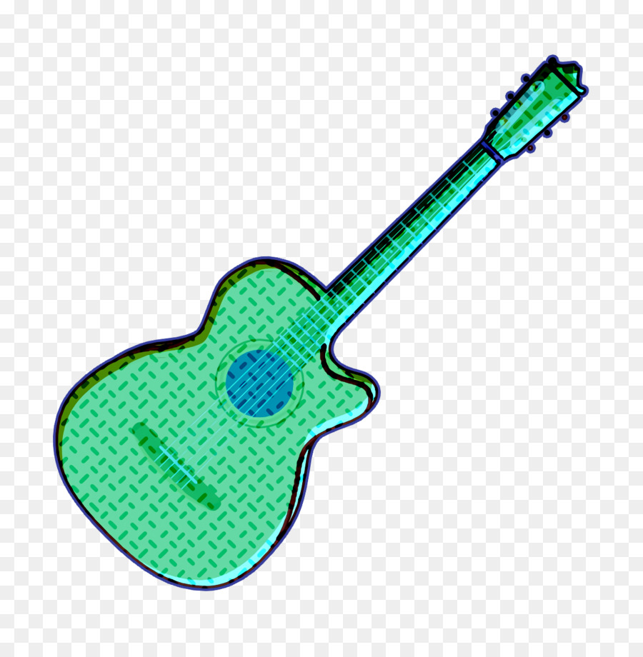 Guitarra Colorida，Música PNG