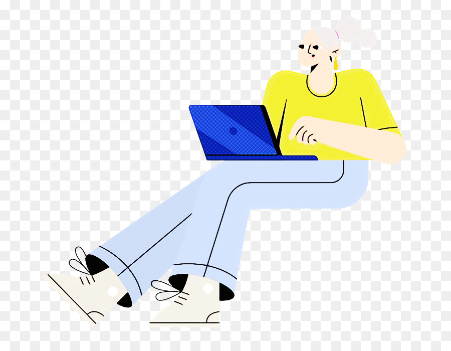 Homem Com Laptop，Computador PNG