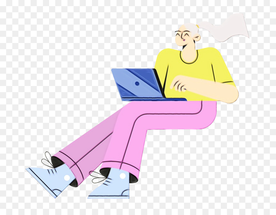 Homem Com Laptop，Computador PNG