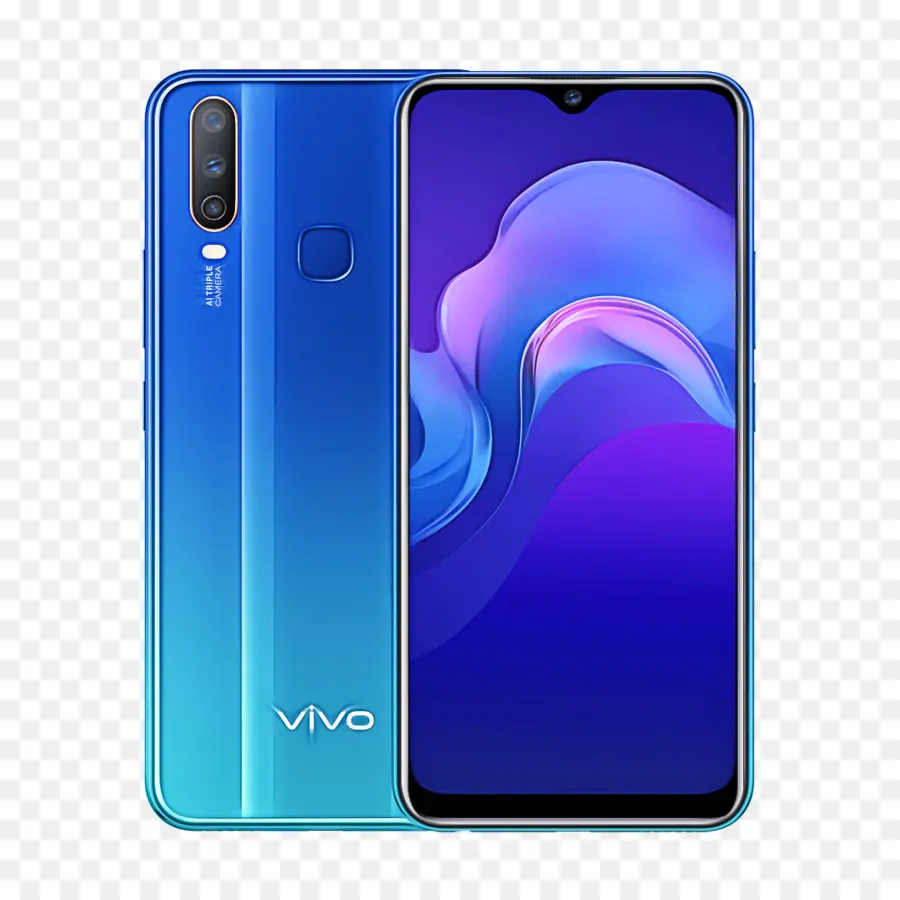 Smartphone Azul，Móvel PNG