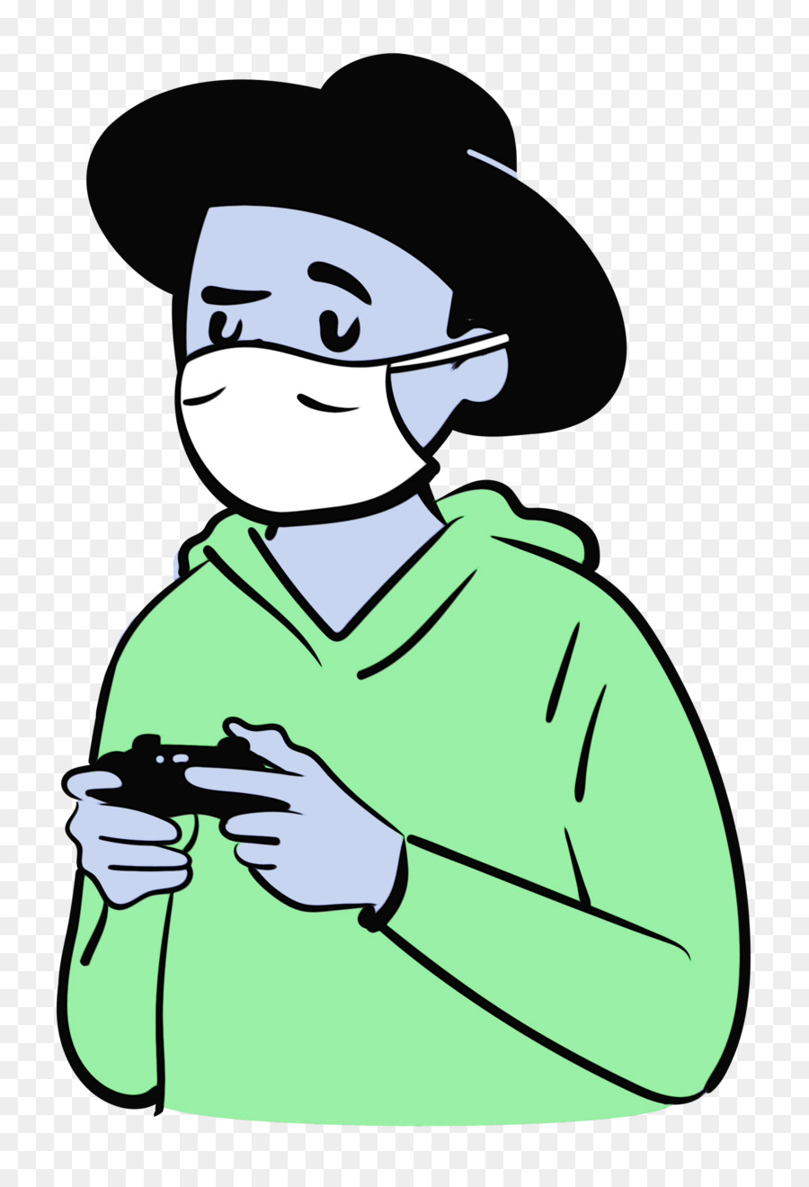 Cartoon M，Airpods PNG