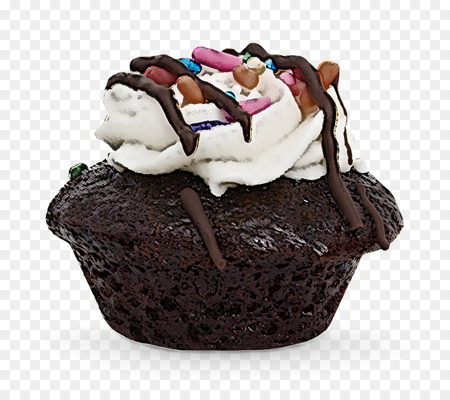 Chocolate Brownie，Muffin PNG