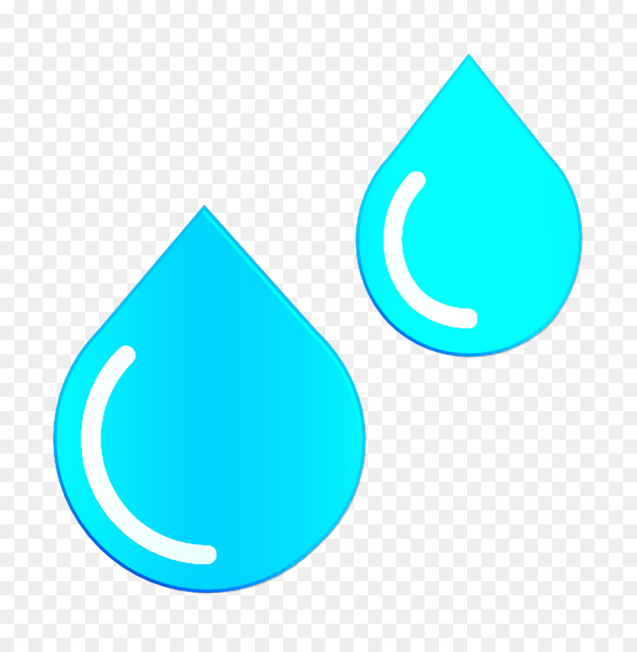 Gota De água Azul，Água PNG