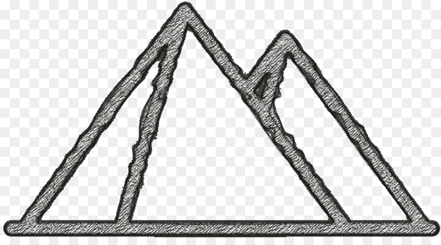 Triângulo，Preto E Branco PNG