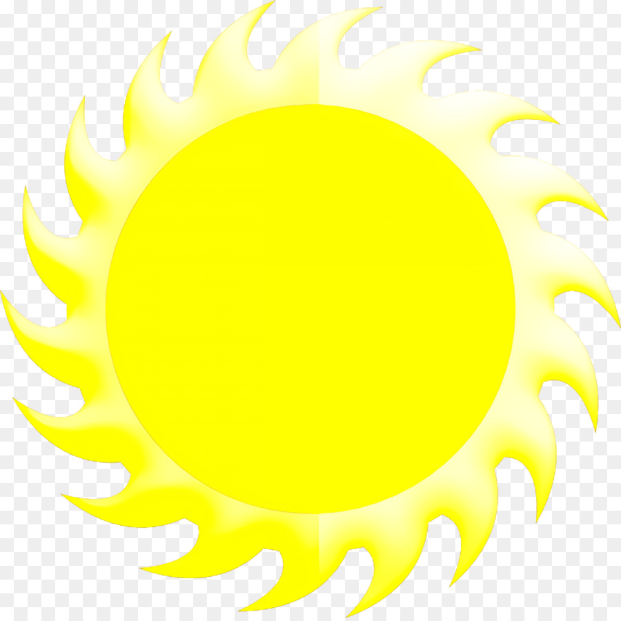 Sol Amarelo，Brilhante PNG