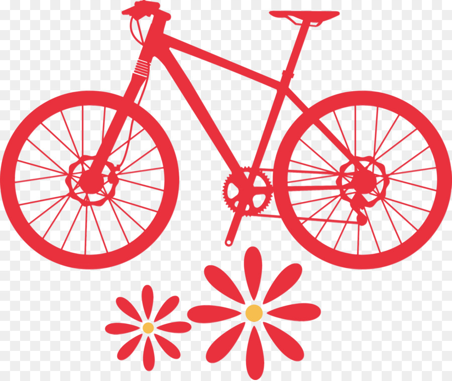 Bicicleta Vermelha，Bicicleta PNG