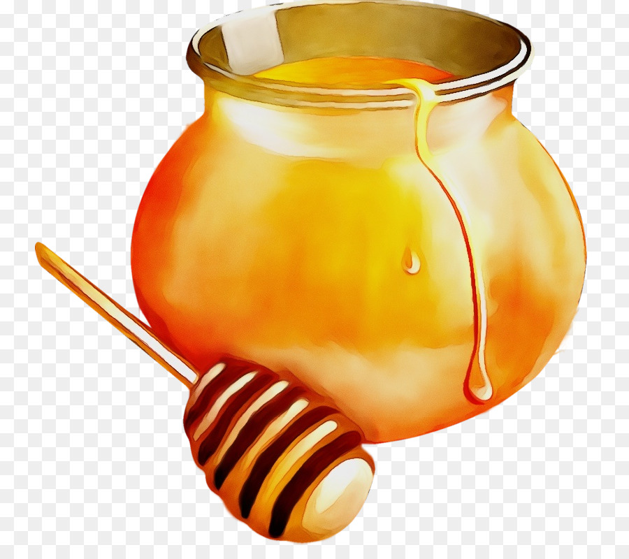 Pote De Mel，Dourado PNG