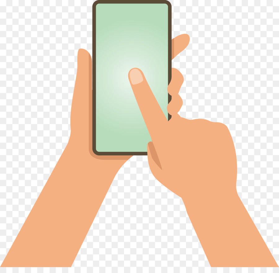 Smartphone，Mão PNG