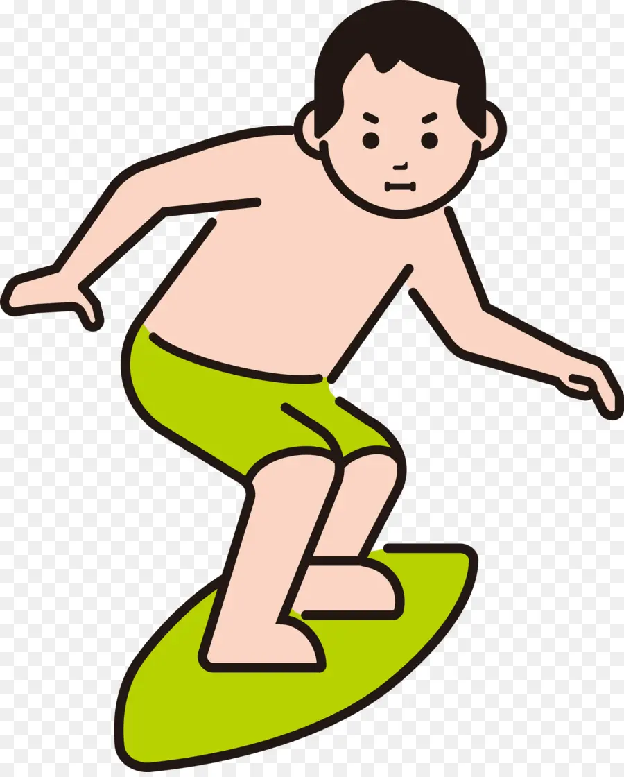 Garoto Surfando，Prancha De Surf PNG