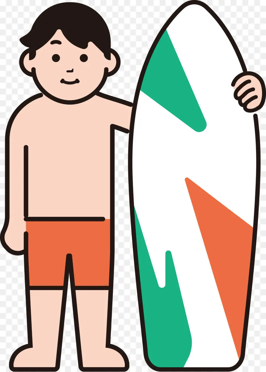 Menino Com Prancha De Surf，Surfando PNG