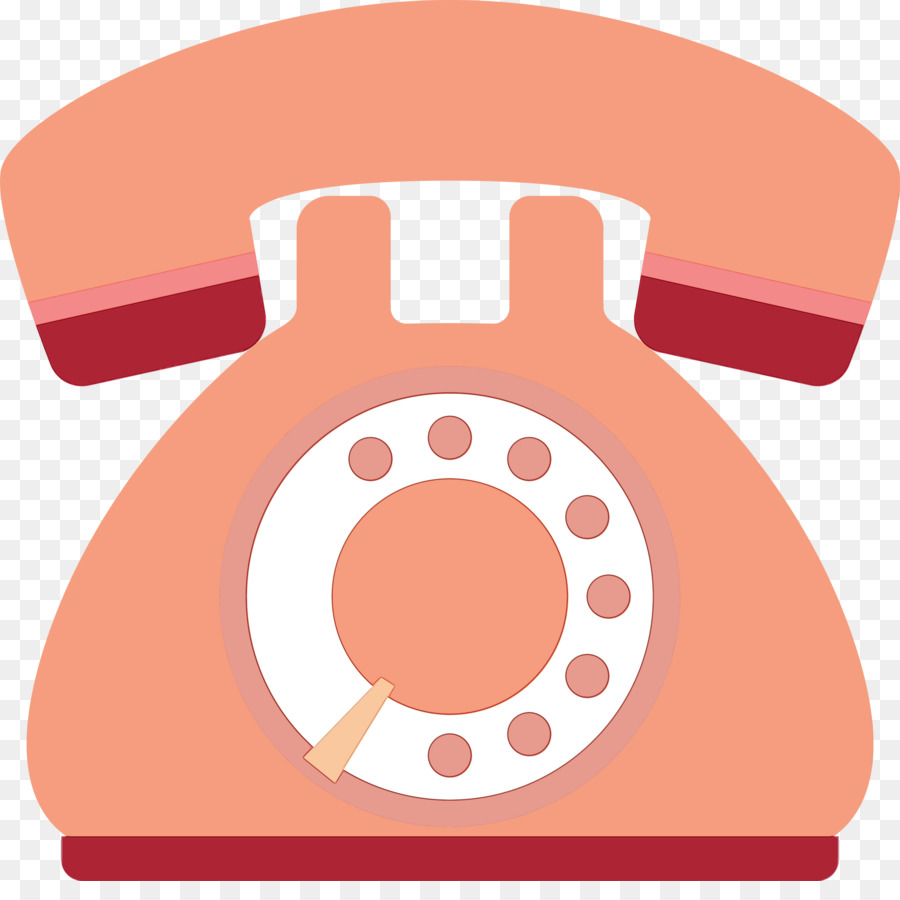 Telefone Giratório Vermelho，Discar PNG