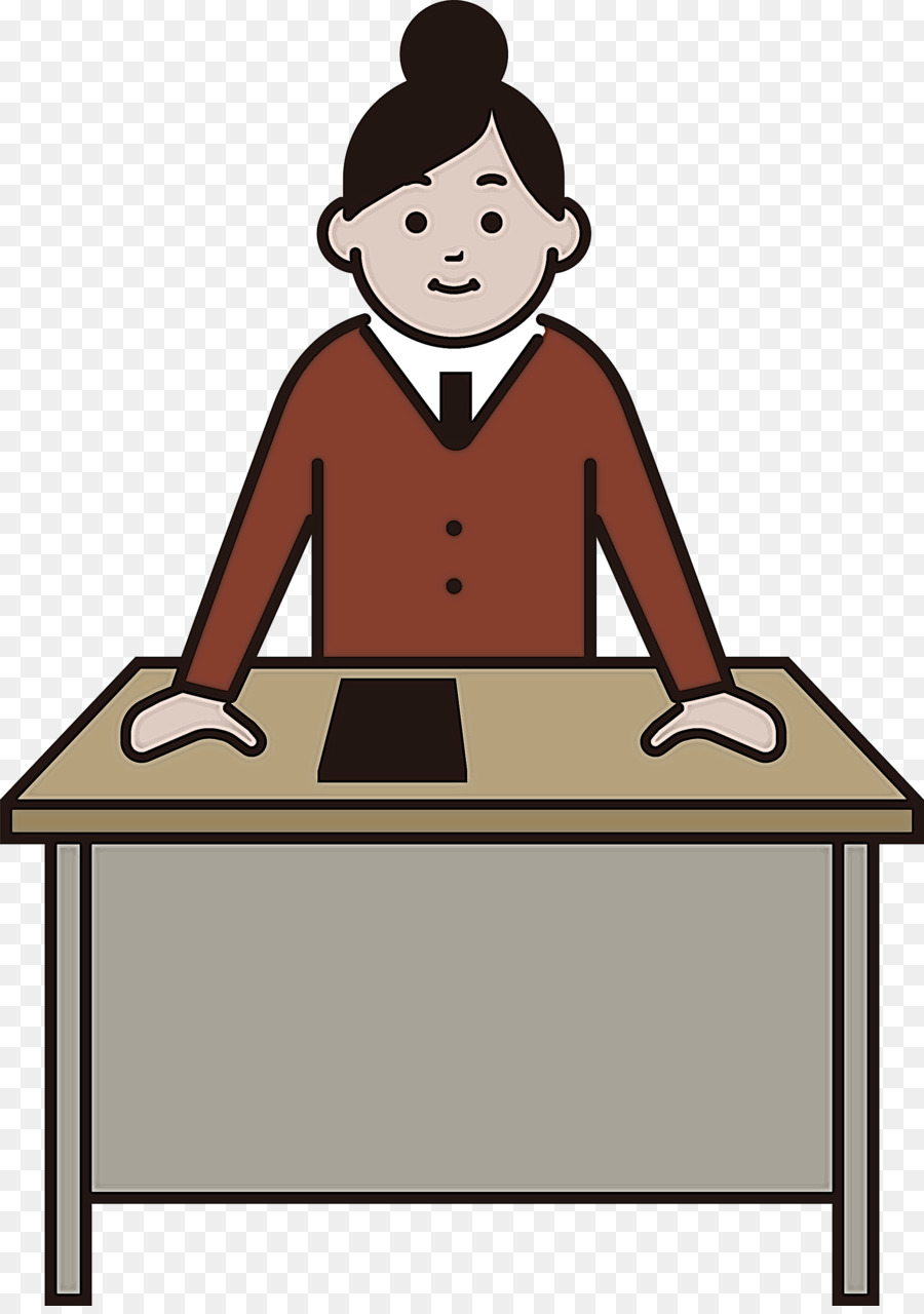 Homem Na Mesa，Escritório PNG