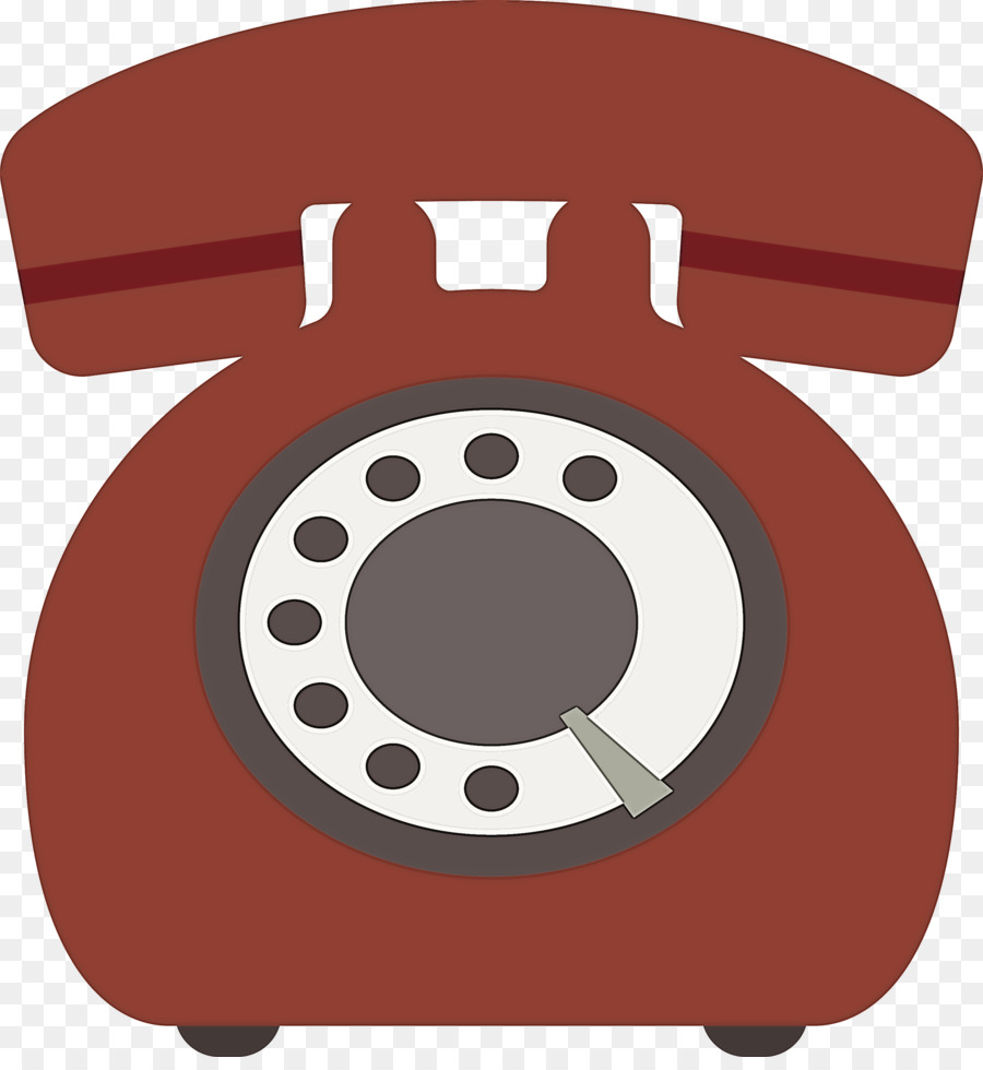 Telefone Giratório Vermelho，Discar PNG