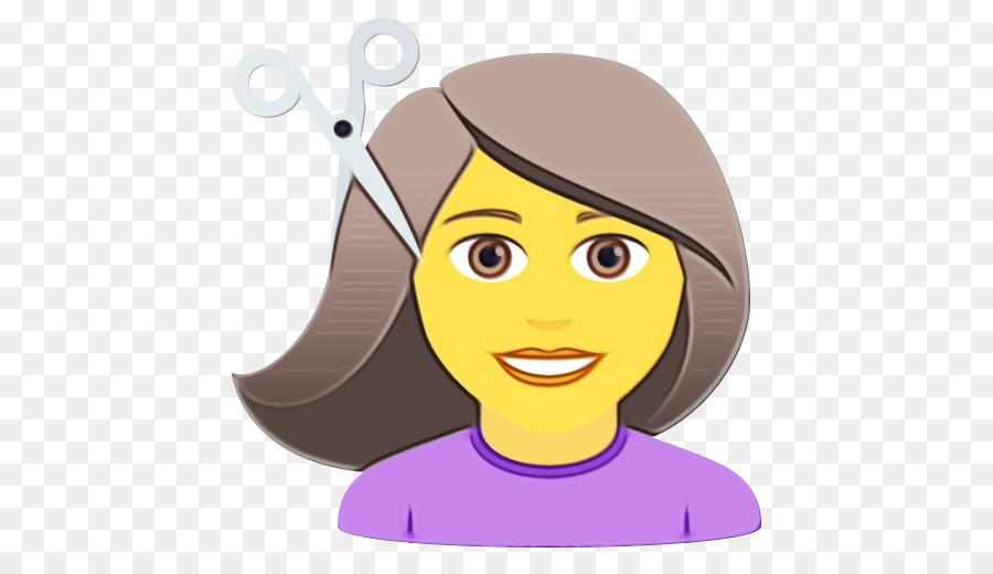 Emoji De Corte De Cabelo，Cabelo PNG