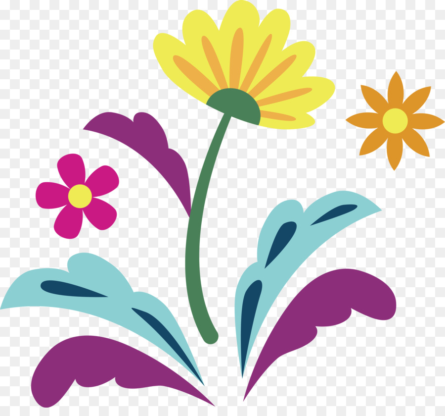 Flor，Colorido PNG