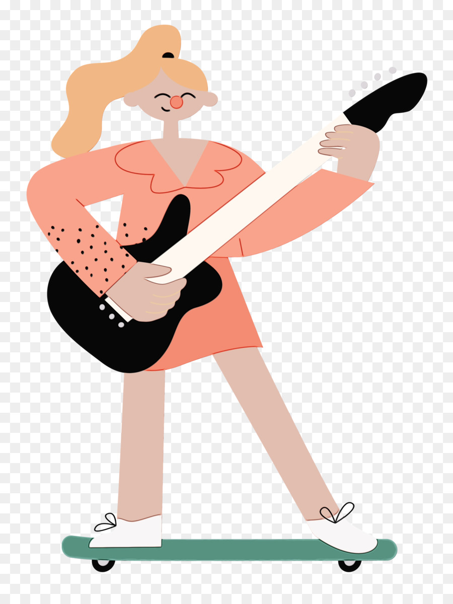 Menina Com Guitarra，Música PNG