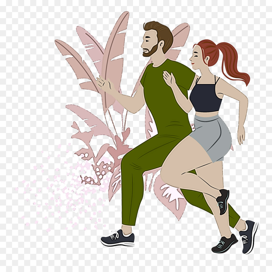 Casal Correndo，Exercício PNG