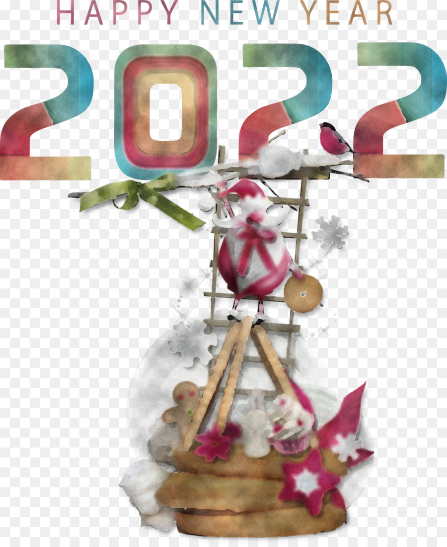 Feliz Ano Novo 2022，Celebração PNG