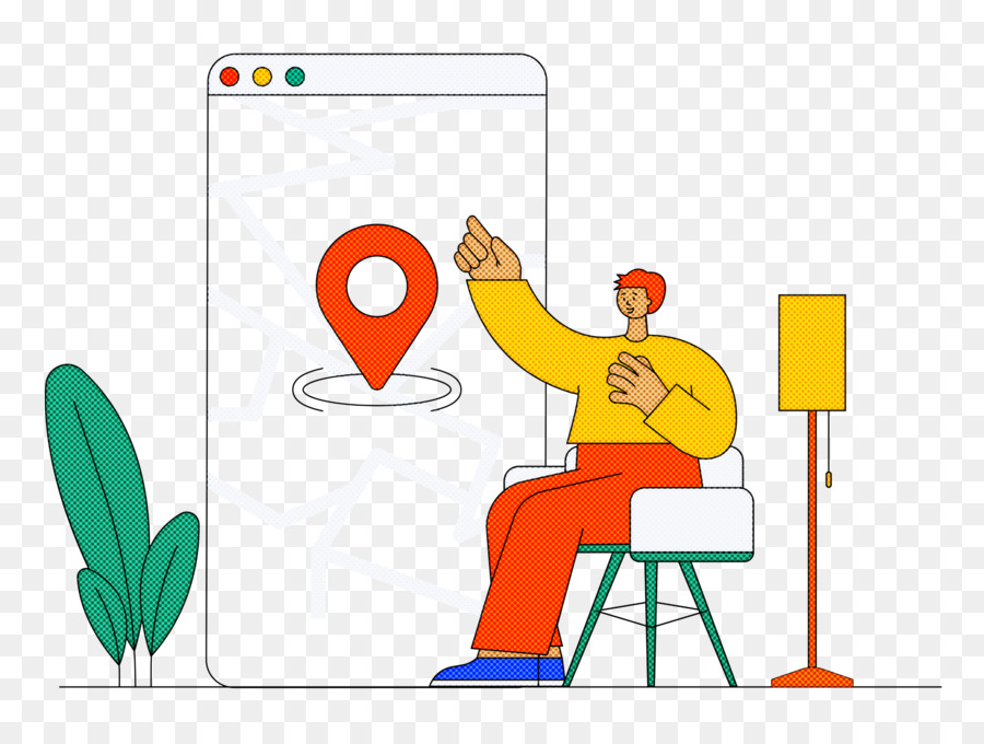 Pessoa Com Telefone，Pino De Localização PNG