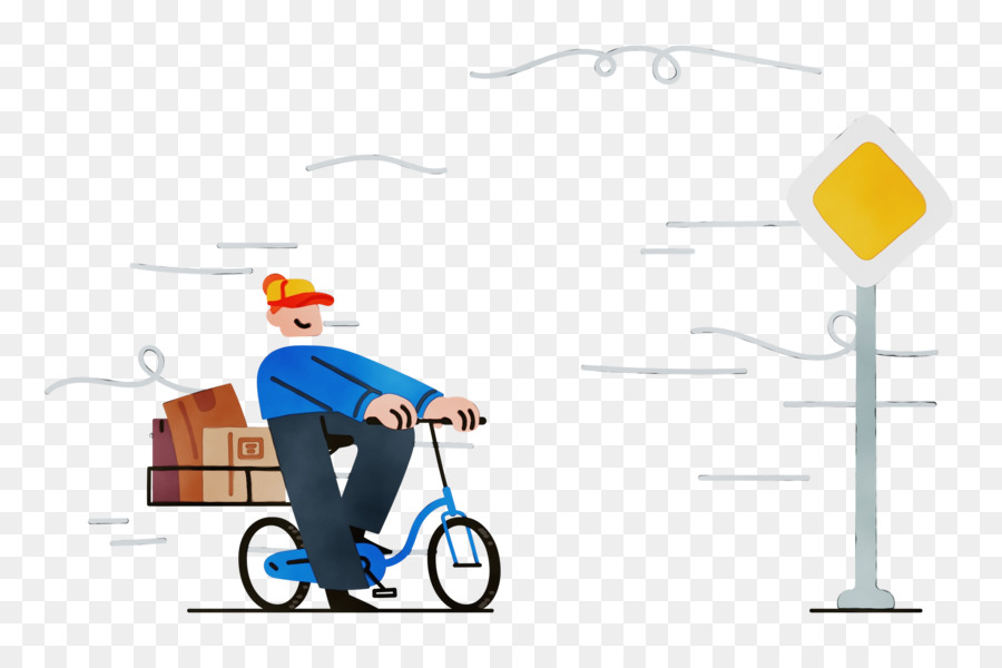 Entregador，Scooter PNG