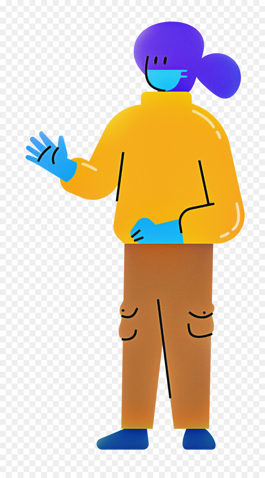 Azul Elétrico M，Cartoon PNG