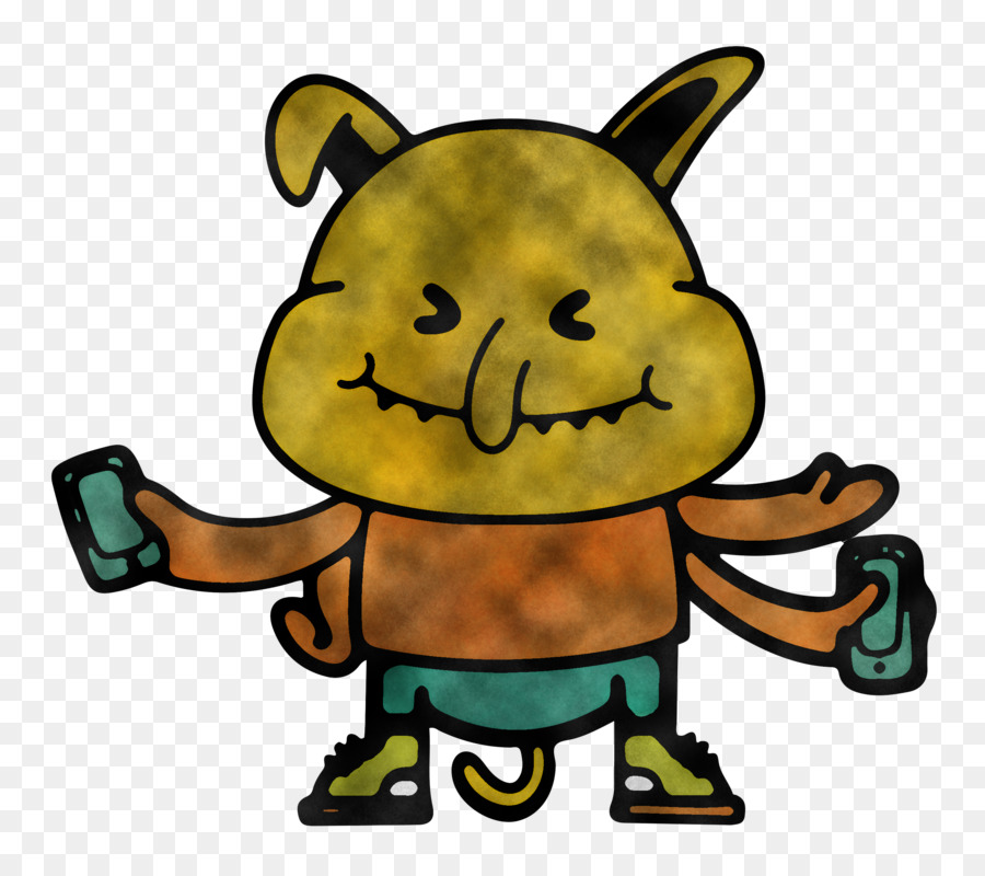 Cartoon，Amarelo PNG