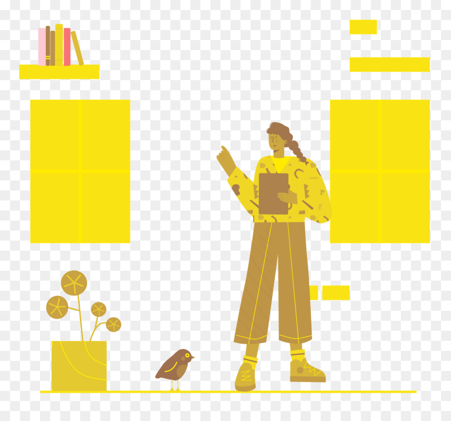 Pessoa，Amarelo PNG