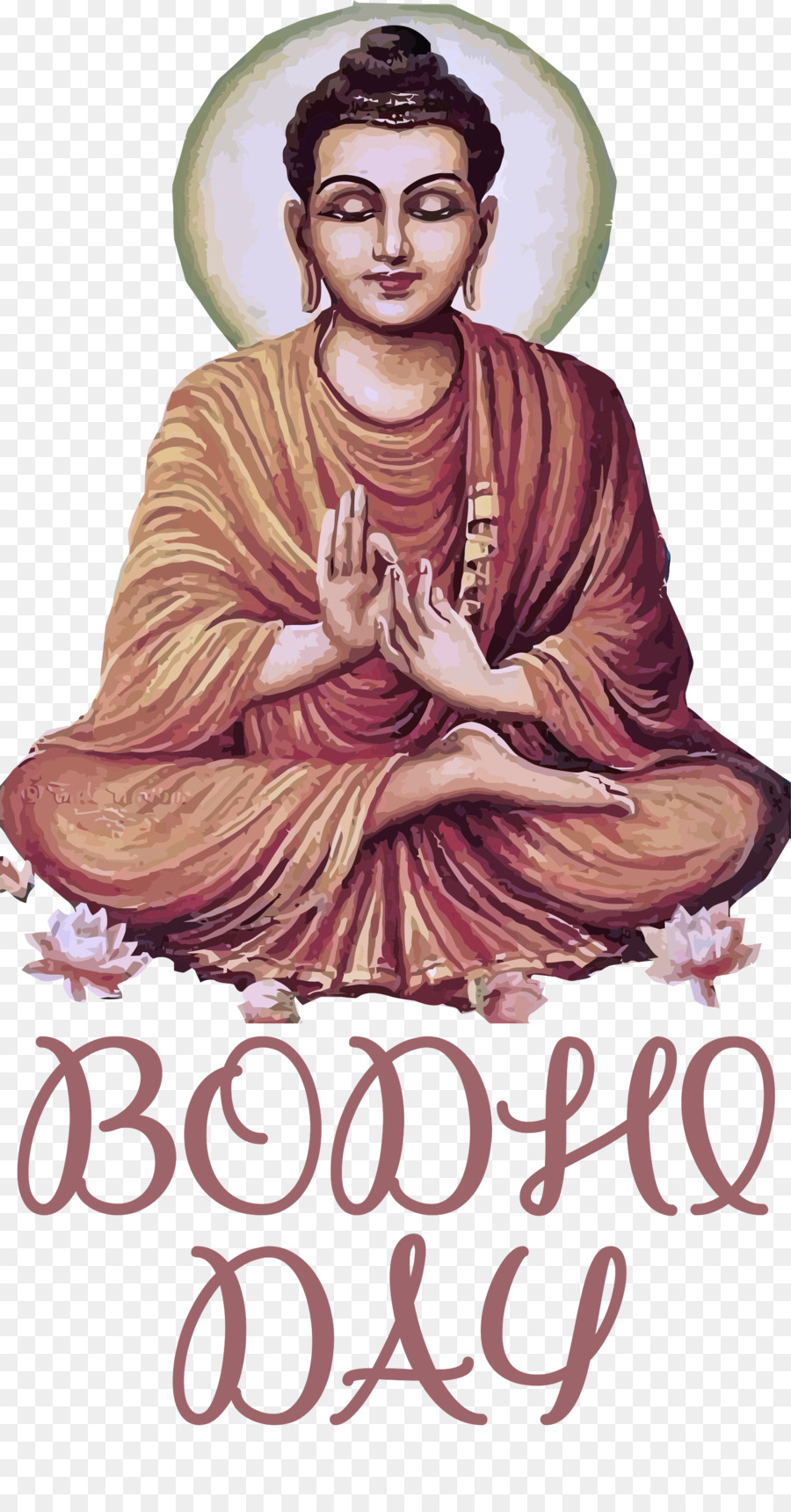 Gautama Buda，Bodhi Tree Bodhgaya Bihar PNG