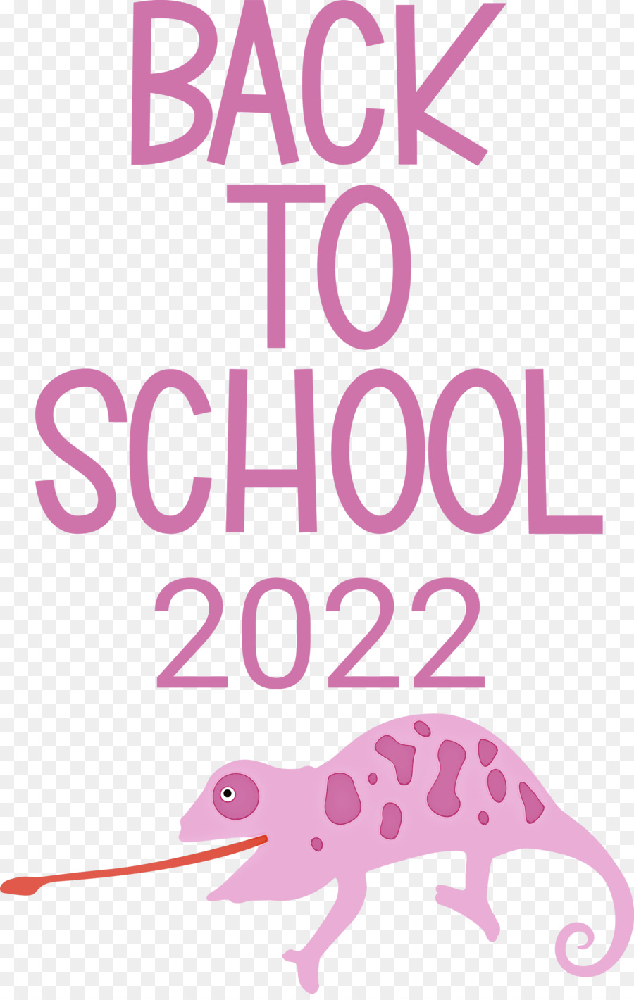 De Volta às Aulas 2022，Camaleão PNG