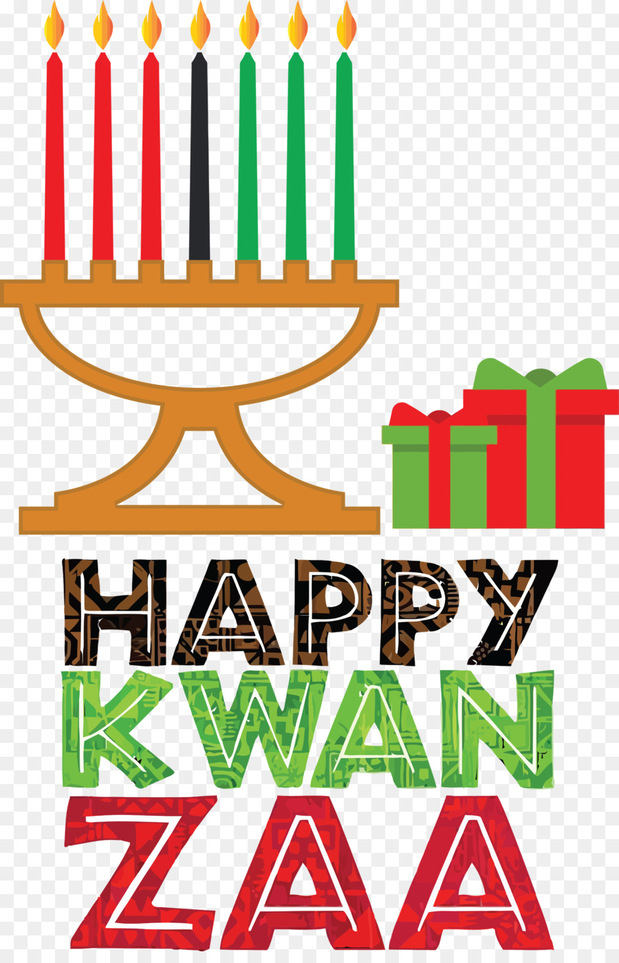 Kwanzaa，Velas PNG