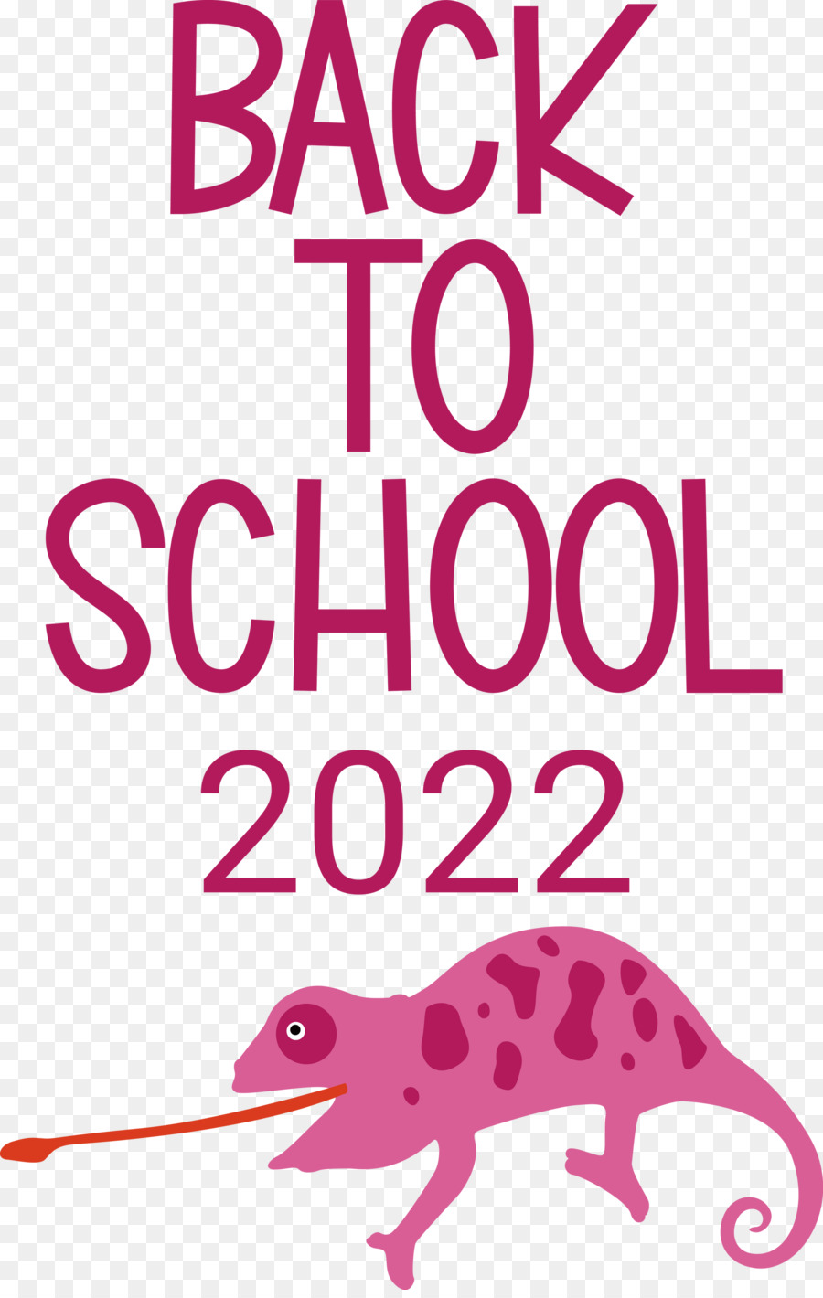 De Volta às Aulas 2022，Camaleão PNG