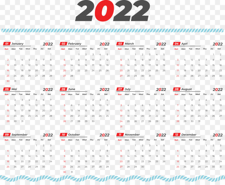 Calendário 2022，Datas PNG