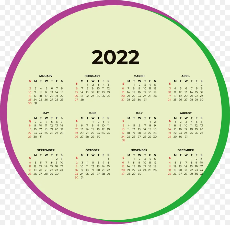 Sistema De Calendário，Calendário 2022 PNG