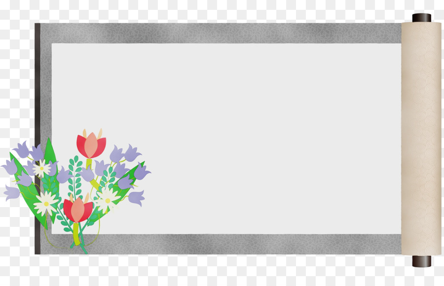 Retângulo，Design Floral PNG