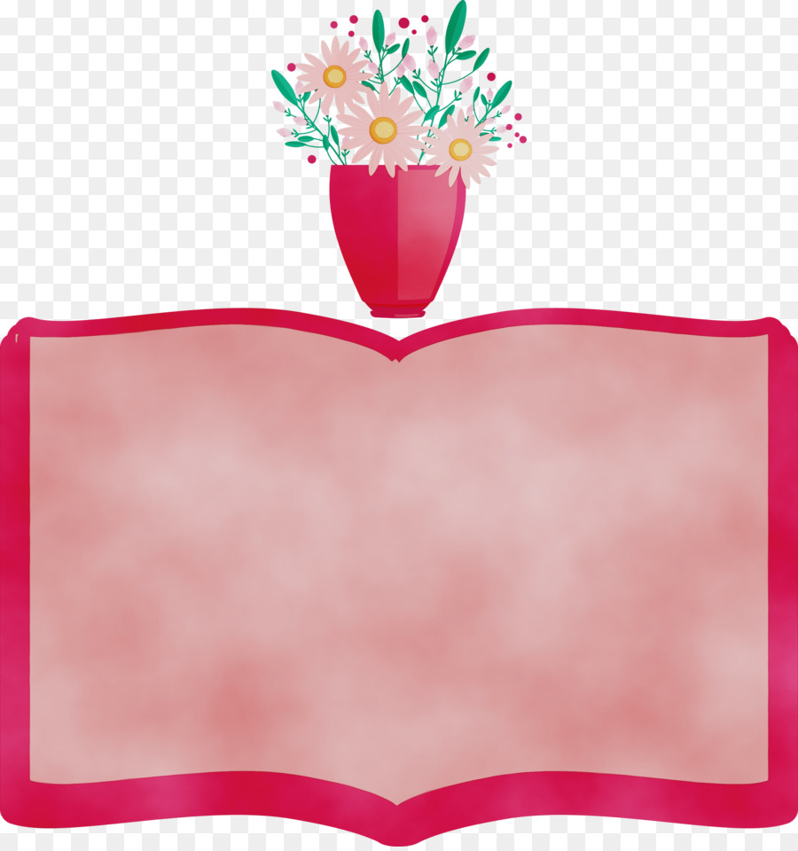 Livro Aberto Com Vaso，Livro PNG