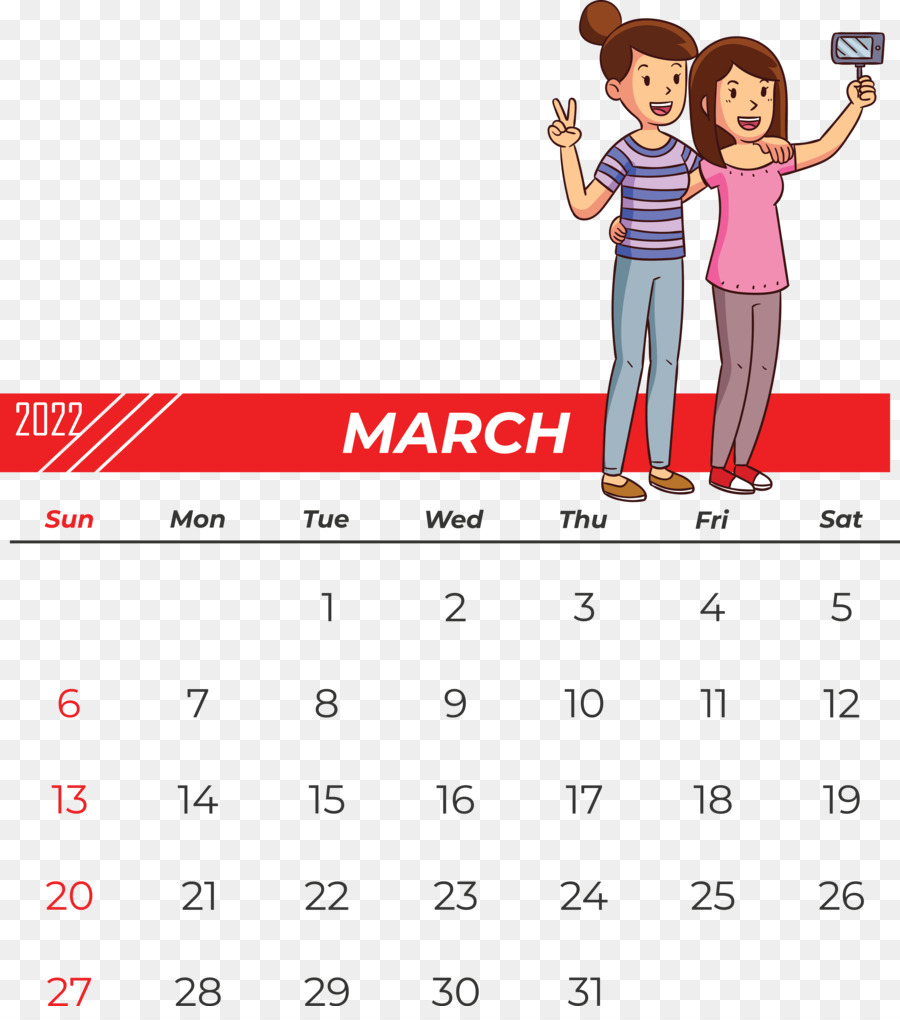 Calendário De Março，2022 PNG