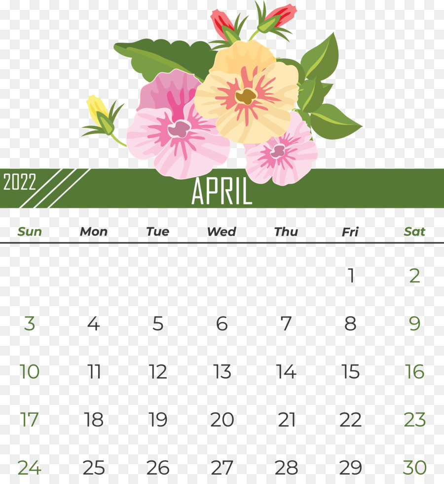 Calendário De Abril，Abril PNG