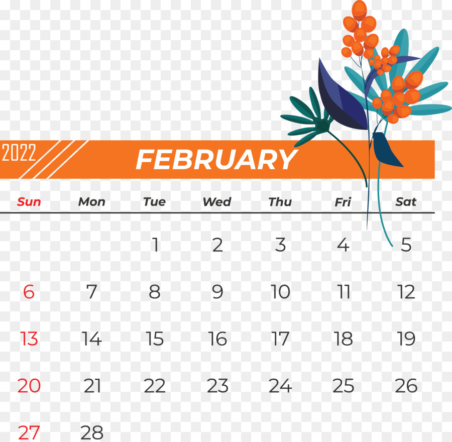 Calendário De Fevereiro，Mês PNG