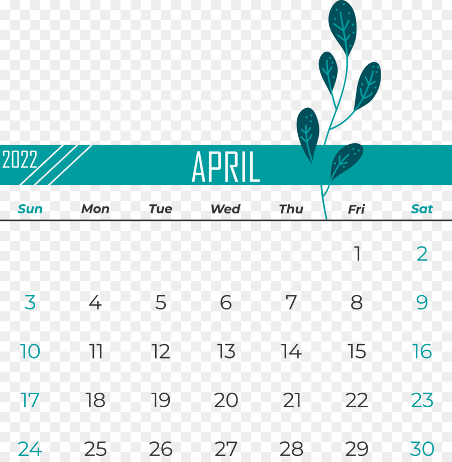 Calendário De Abril，Mês PNG