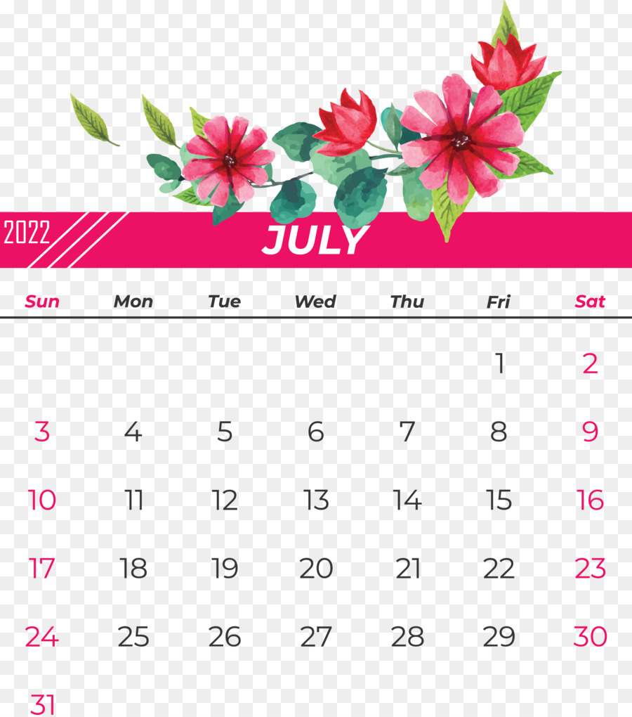 Calendário De Julho，Mês PNG