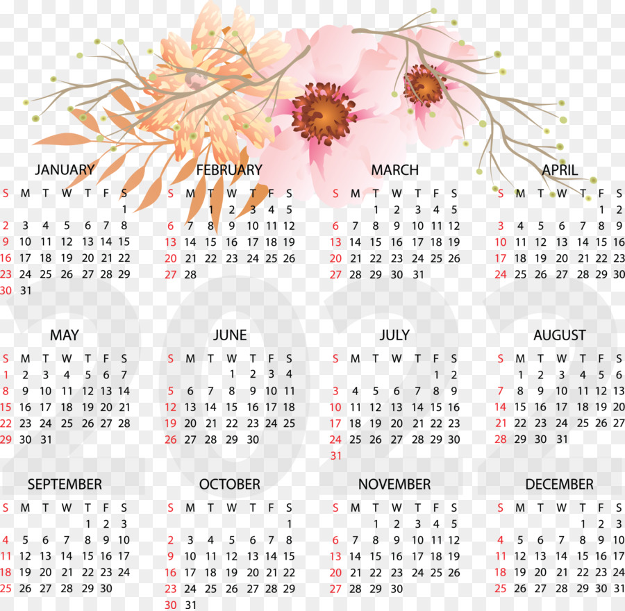 Calendário，Ano Calendário PNG