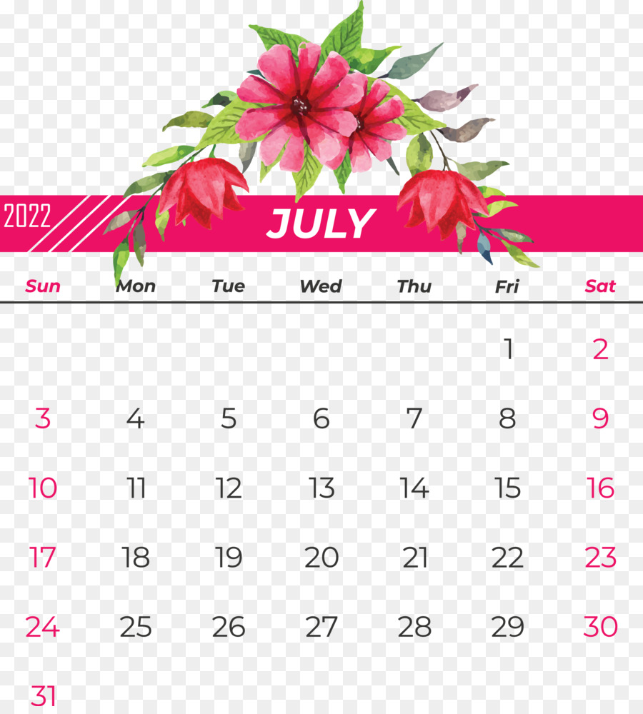 Calendário De Julho，Mês PNG