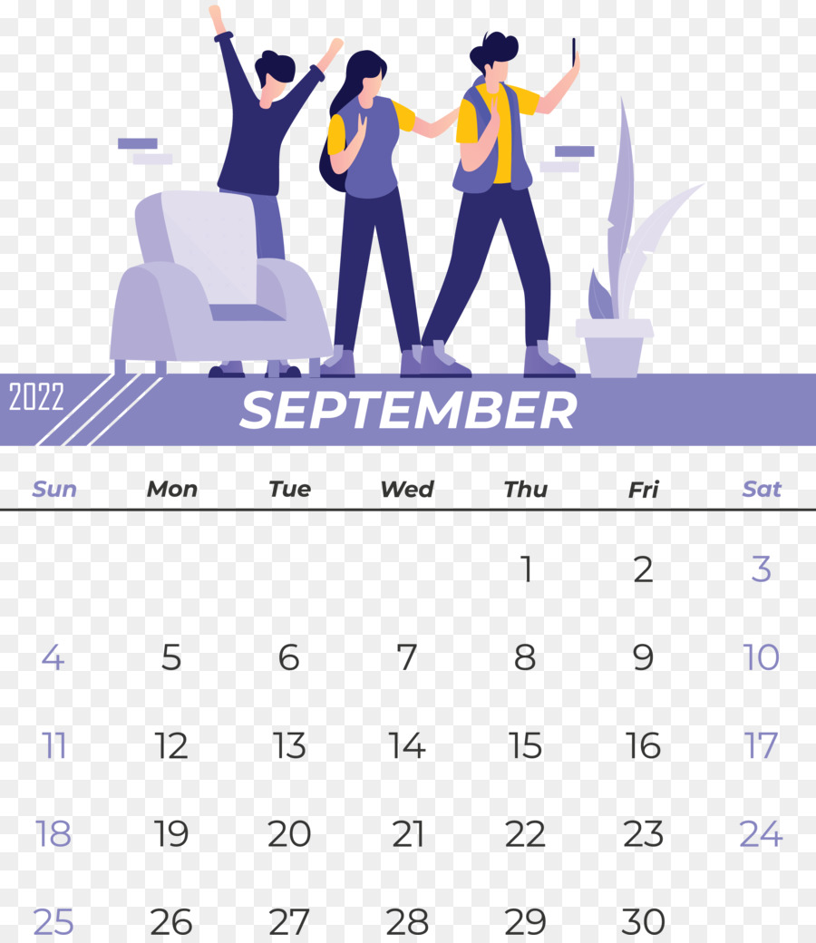 Calendário De Setembro，Calendário PNG