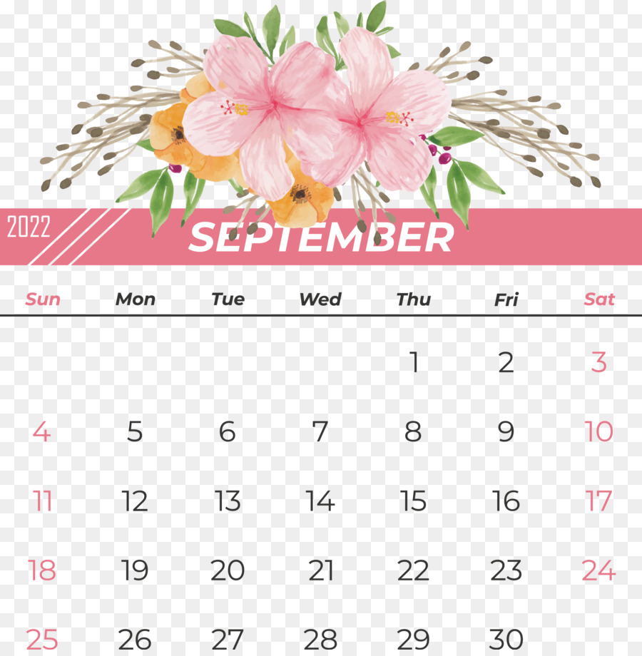 Calendário De Setembro，Mês PNG