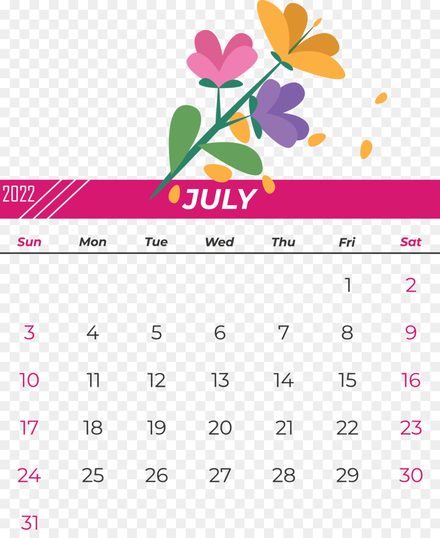 Calendário De Julho，Mês PNG