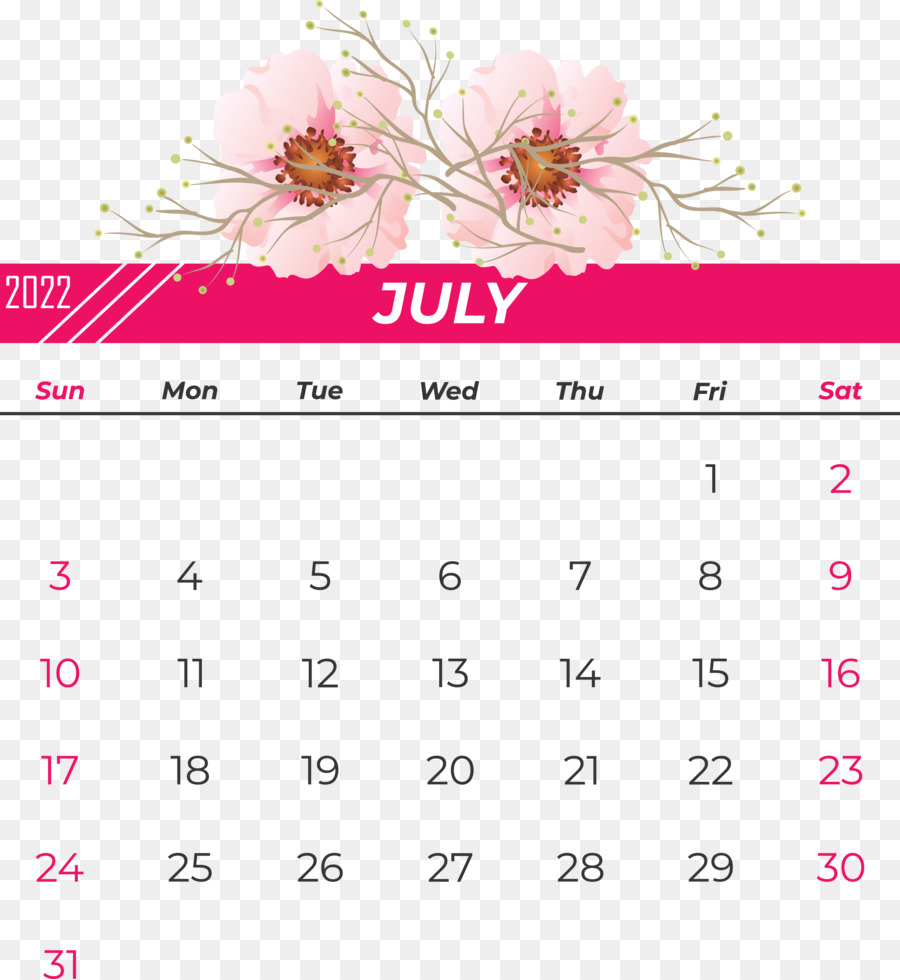 Calendário De Julho，Mês PNG